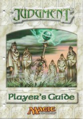 MTG: Judgment Player's Guide (from fat pack) magic the gathering